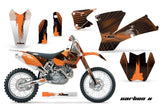 Dirt Bike Graphics Kit Decal Wrap For KTM  SX SXS EXC MXC 2001-2004 CARBONX ORANGE
