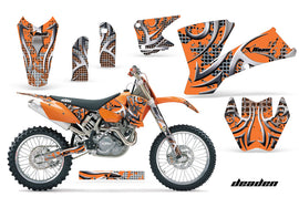 Dirt Bike Graphics Kit Decal Wrap For KTM SX SXS EXC MXC 2001-2004 DEADEN ORANGE-atv motorcycle utv parts accessories gear helmets jackets gloves pantsAll Terrain Depot