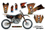 Dirt Bike Graphics Kit Decal Wrap For KTM  SX SXS EXC MXC 2001-2004 EDHP ORANGE