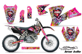 Dirt Bike Graphics Kit Decal Wrap For KTM SX SXS EXC MXC 2001-2004 EDHLK PINK-atv motorcycle utv parts accessories gear helmets jackets gloves pantsAll Terrain Depot