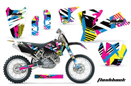 Dirt Bike Graphics Kit Decal Wrap For KTM SX SXS EXC MXC 2001-2004 FLASHBACK-atv motorcycle utv parts accessories gear helmets jackets gloves pantsAll Terrain Depot