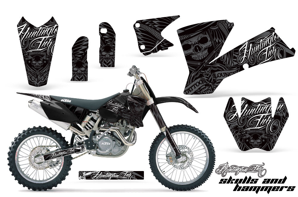 Dirt Bike Graphics Kit Decal Wrap For KTM SX SXS EXC MXC 2001-2004 HISH SILVER-atv motorcycle utv parts accessories gear helmets jackets gloves pantsAll Terrain Depot