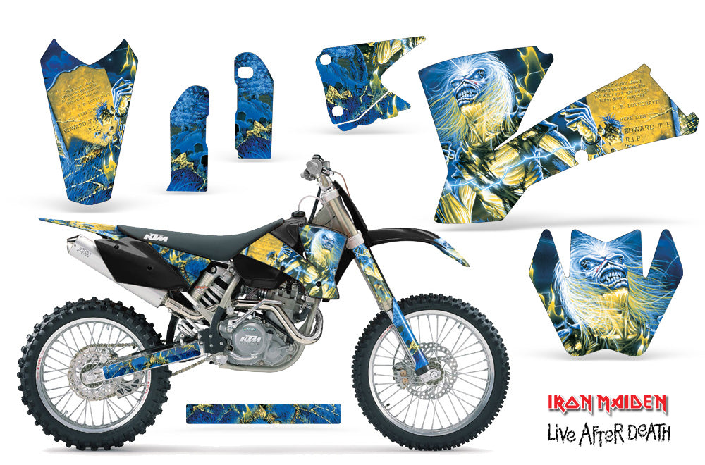 Dirt Bike Graphics Kit Decal Wrap For KTM SX SXS EXC MXC 2001-2004 IM LAD-atv motorcycle utv parts accessories gear helmets jackets gloves pantsAll Terrain Depot