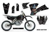 Dirt Bike Graphics Kit Decal Wrap For KTM  SX SXS EXC MXC 2001-2004 HATTER BLACK