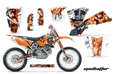 Load image into Gallery viewer, Dirt Bike Graphics Kit Decal Wrap For KTM SX SXS EXC MXC 2001-2004 HATTER ORANGE WHITE-atv motorcycle utv parts accessories gear helmets jackets gloves pantsAll Terrain Depot