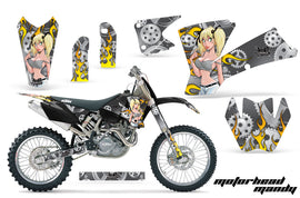 Dirt Bike Graphics Kit Decal Wrap For KTM SX SXS EXC MXC 2001-2004 MOTO MANDY SILVER-atv motorcycle utv parts accessories gear helmets jackets gloves pantsAll Terrain Depot