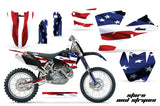 Dirt Bike Graphics Kit Decal Wrap For KTM  SX SXS EXC MXC 2001-2004 USA FLAG