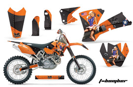 Dirt Bike Graphics Kit Decal Wrap For KTM SX SXS EXC MXC 2001-2004 TBOMBER ORANGE-atv motorcycle utv parts accessories gear helmets jackets gloves pantsAll Terrain Depot