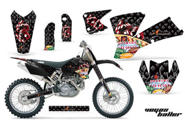 Dirt Bike Graphics Kit Decal Wrap For KTM SX SXS EXC MXC 2001-2004 VEGAS BLACK-atv motorcycle utv parts accessories gear helmets jackets gloves pantsAll Terrain Depot