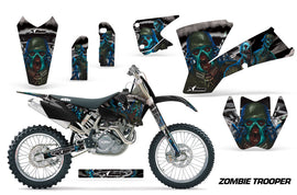 Dirt Bike Graphics Kit Decal Wrap For KTM SX SXS EXC MXC 2001-2004 ZOMBIE BLACK-atv motorcycle utv parts accessories gear helmets jackets gloves pantsAll Terrain Depot