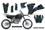 Dirt Bike Graphics Kit Decal Wrap For KTM  SX SXS EXC MXC 2001-2004 ZOMBIE BLACK