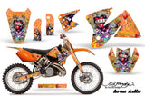 Dirt Bike Decal Graphic Kit Sticker Wrap For KTM SX/XC/EXC/MXC 1998-2001 EDHLK ORANGE