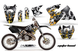 Dirt Bike Decal Graphic Kit Sticker Wrap For KTM SX/XC/EXC/MXC 1998-2001 MOTORHEAD BLACK
