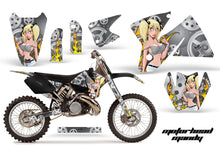 Load image into Gallery viewer, Dirt Bike Decal Graphic Kit Sticker Wrap For KTM SX/XC/EXC/MXC 1998-2001 MOTO MANDY SILVER-atv motorcycle utv parts accessories gear helmets jackets gloves pantsAll Terrain Depot