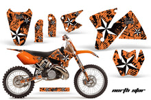 Load image into Gallery viewer, Dirt Bike Decal Graphic Kit Sticker Wrap For KTM SX/XC/EXC/MXC 1998-2001 NORTHSTAR ORANGE-atv motorcycle utv parts accessories gear helmets jackets gloves pantsAll Terrain Depot