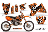 Dirt Bike Decal Graphic Kit Sticker Wrap For KTM SX/XC/EXC/MXC 1998-2001 NORTHSTAR ORANGE