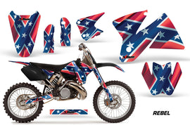 Dirt Bike Decal Graphic Kit Sticker Wrap For KTM SX/XC/EXC/MXC 1998-2001 REBEL-atv motorcycle utv parts accessories gear helmets jackets gloves pantsAll Terrain Depot
