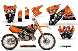 Dirt Bike Decal Graphic Kit Sticker Wrap For KTM SX/XC/EXC/MXC 1998-2001 REAPER ORANGE-atv motorcycle utv parts accessories gear helmets jackets gloves pantsAll Terrain Depot