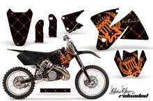 Load image into Gallery viewer, Dirt Bike Decal Graphic Kit Sticker Wrap For KTM SX/XC/EXC/MXC 1998-2001 RELOADED ORANGE BLACK-atv motorcycle utv parts accessories gear helmets jackets gloves pantsAll Terrain Depot