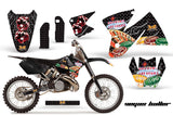 Dirt Bike Decal Graphic Kit Sticker Wrap For KTM SX/XC/EXC/MXC 1998-2001 VEGAS BLACK