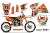 Dirt Bike Decal Graphic Kit Sticker Wrap For KTM SX/XC/EXC/MXC 1998-2001 VEGAS ORANGE