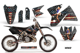 Dirt Bike Decal Graphic Kit Sticker Wrap For KTM SX/XC/EXC/MXC 1998-2001 WW2 BOMBER-atv motorcycle utv parts accessories gear helmets jackets gloves pantsAll Terrain Depot