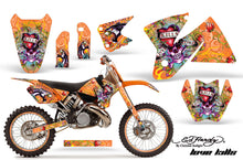 Load image into Gallery viewer, Graphics Kit Decal Sticker Wrap + # Plates For KTM SX/XC/EXC/MXC 1998-2001 EDHLK ORANGE-atv motorcycle utv parts accessories gear helmets jackets gloves pantsAll Terrain Depot