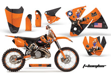 Load image into Gallery viewer, Graphics Kit Decal Sticker Wrap + # Plates For KTM SX/XC/EXC/MXC 1998-2001 TBOMBER ORANGE-atv motorcycle utv parts accessories gear helmets jackets gloves pantsAll Terrain Depot