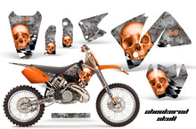 Load image into Gallery viewer, Dirt Bike Decal Graphic Kit Wrap For KTM EXC 200-520 MXC 200-300 2001-2002 CHECKERED ORANGE-atv motorcycle utv parts accessories gear helmets jackets gloves pantsAll Terrain Depot
