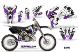 Dirt Bike Decal Graphic Kit Wrap For KTM EXC 200-520 MXC 200-300 2001-2002 EXPO PURPLE