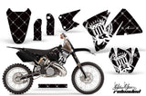 Dirt Bike Decal Graphic Kit Wrap For KTM EXC 200-520 MXC 200-300 2001-2002 RELOADED WHITE BLACK