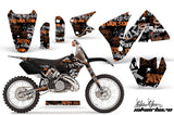 Dirt Bike Decal Graphic Kit Wrap For KTM EXC 200-520 MXC 200-300 2001-2002 SSSH ORANGE BLACK