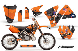 Dirt Bike Decal Graphic Kit Wrap For KTM EXC 200-520 MXC 200-300 2001-2002 TBOMBER ORANGE-atv motorcycle utv parts accessories gear helmets jackets gloves pantsAll Terrain Depot