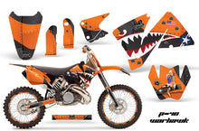 Load image into Gallery viewer, Graphics Kit Decal Wrap + # Plates For KTM EXC 200-520 MXC 200-300 2001-2002 WARHAWK ORANGE-atv motorcycle utv parts accessories gear helmets jackets gloves pantsAll Terrain Depot