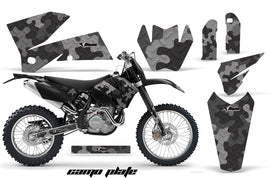 Dirt Bike Decal Graphic Kit Wrap For KTM EXC/SX/MXC/SMR/XCF-W 2005-2007 CAMOPLATE BLACK-atv motorcycle utv parts accessories gear helmets jackets gloves pantsAll Terrain Depot