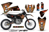 Dirt Bike Decal Graphic Kit Wrap For KTM EXC/SX/MXC/SMR/XCF-W 2005-2007 EDHP ORANGE