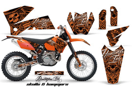 Dirt Bike Decal Graphic Kit Wrap For KTM EXC/SX/MXC/SMR/XCF-W 2005-2007 HISH ORANGE-atv motorcycle utv parts accessories gear helmets jackets gloves pantsAll Terrain Depot