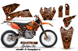 Dirt Bike Decal Graphic Kit Wrap For KTM EXC/SX/MXC/SMR/XCF-W 2005-2007 HISH ORANGE