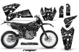 Dirt Bike Decal Graphic Kit Wrap For KTM EXC/SX/MXC/SMR/XCF-W 2005-2007 REAPER BLACK-atv motorcycle utv parts accessories gear helmets jackets gloves pantsAll Terrain Depot