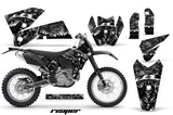 Dirt Bike Decal Graphic Kit Wrap For KTM EXC/SX/MXC/SMR/XCF-W 2005-2007 REAPER BLACK