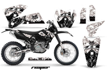 Load image into Gallery viewer, Dirt Bike Decal Graphic Kit Wrap For KTM EXC/SX/MXC/SMR/XCF-W 2005-2007 REAPER WHITE-atv motorcycle utv parts accessories gear helmets jackets gloves pantsAll Terrain Depot