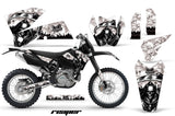 Dirt Bike Decal Graphic Kit Wrap For KTM EXC/SX/MXC/SMR/XCF-W 2005-2007 REAPER WHITE