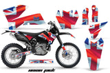 Dirt Bike Decal Graphic Kit Wrap For KTM EXC/SX/MXC/SMR/XCF-W 2005-2007 UNION JACK