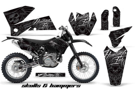 Graphics Kit Decal Wrap For KTM EXC/SX/MXC/SMR/XCF-W 2005-2007 HISH SILVER-atv motorcycle utv parts accessories gear helmets jackets gloves pantsAll Terrain Depot