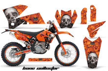 Load image into Gallery viewer, Graphics Kit Decal Wrap For KTM EXC/SX/MXC/SMR/XCF-W 2005-2007 BONES ORANGE-atv motorcycle utv parts accessories gear helmets jackets gloves pantsAll Terrain Depot