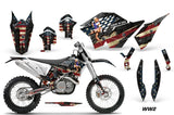 Dirt Bike Graphics Kit Decal Wrap For KTM SX/XCR-W/EXC/XC/XC-W/XCF-W 2007-2011 WW2 BOMBER