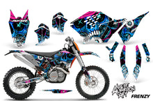Load image into Gallery viewer, Dirt Bike Graphics Kit Decal Wrap For KTM SX/XCR-W/EXC/XC/XC-W/XCF-W 2007-2011 FRENZY BLUE-atv motorcycle utv parts accessories gear helmets jackets gloves pantsAll Terrain Depot