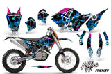 Dirt Bike Graphics Kit Decal Wrap For KTM SX/XCR-W/EXC/XC/XC-W/XCF-W 2007-2011 FRENZY BLUE