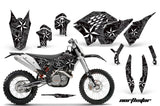 Dirt Bike Graphics Kit Decal Wrap For KTM SX/XCR-W/EXC/XC/XC-W/XCF-W 2007-2011 NORTHSTAR BLACK