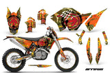 Graphics Kit Decal Wrap + # Plates For KTM SX/XCR-W/EXC/XC/XC-W/XCF-W 2007-2011 ARROW